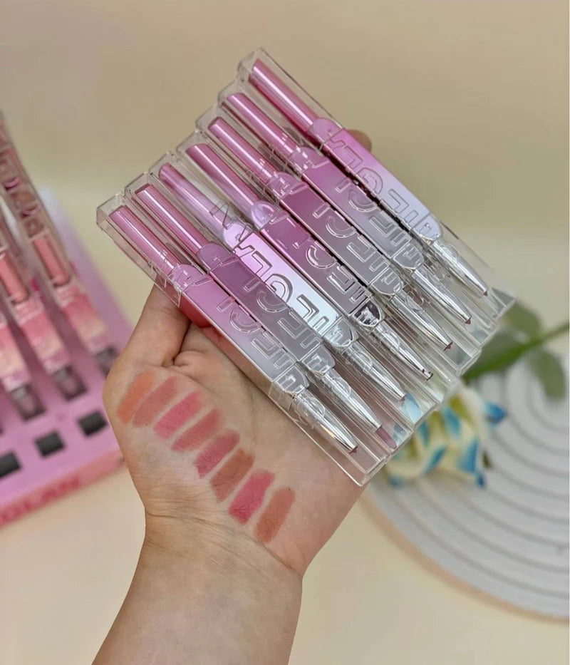 SIHEGLAN Sheer Tinted Dual Lipliner & Lipstick Set