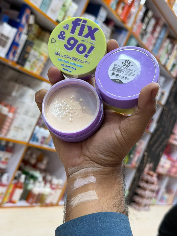 Fix & Go! Matte Finish Loose Powder by Billion Beauty