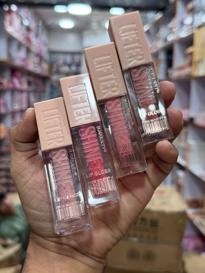 Huxia Beauty Lifter Shine Lip Gloss Set – Formula with Hyaluronic Acid