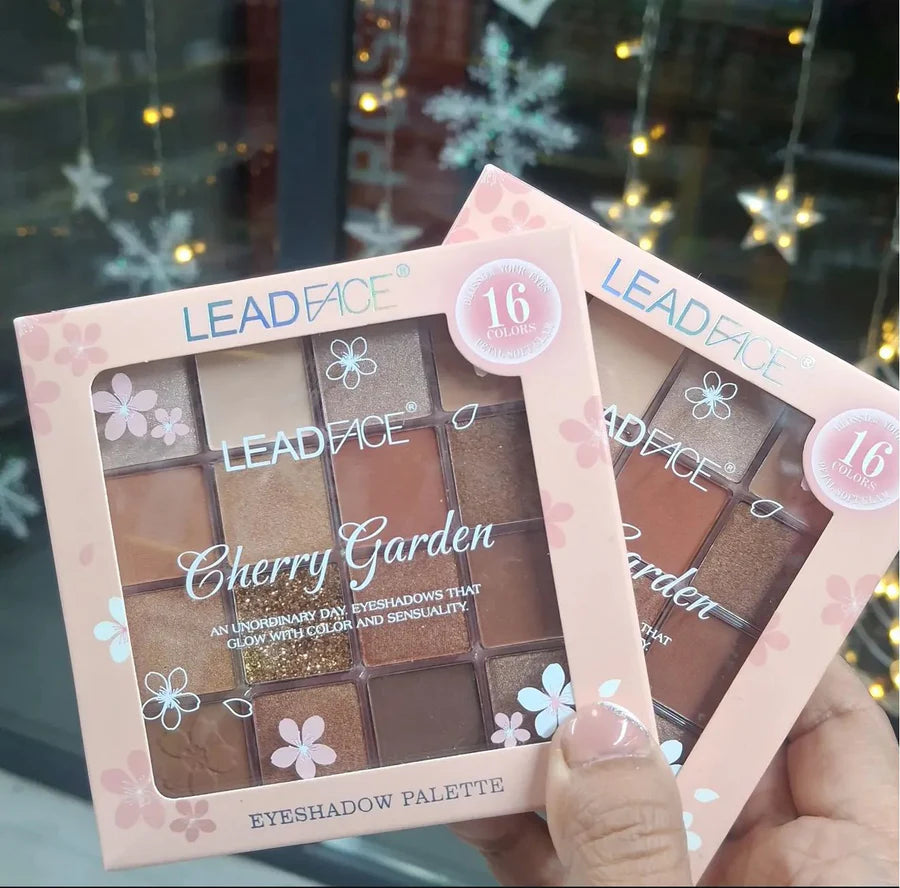 LEAD FACE 16colors Cherry Garden Eyeshadow Palette
