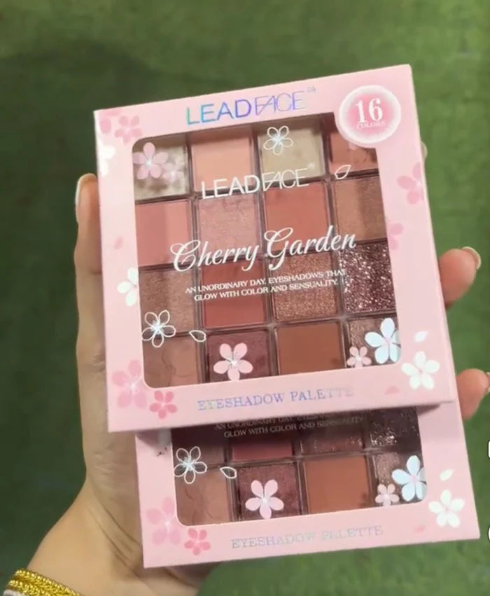 LEAD FACE 16colors Cherry Garden Eyeshadow Palette