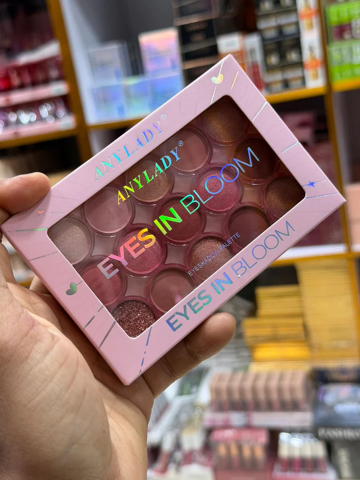 ANYLADY® "Eyes In Bloom" 21-Color Professional Eyeshadow Palette