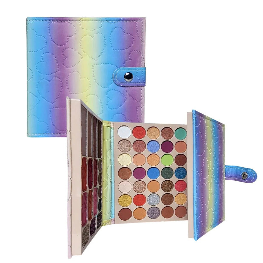 True Match 115 Color Makeup kit 98 Eyeshadow 6 Blush 4 Highlighter 4 Eyebrow Powder 3 Crystal Eyeshadow