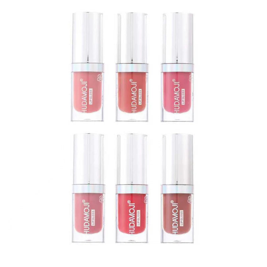 Huda Moji Cherry Blossom Lip Gloss Natural Moisturizing Easy Color Matte Lip Glaze Cross-border