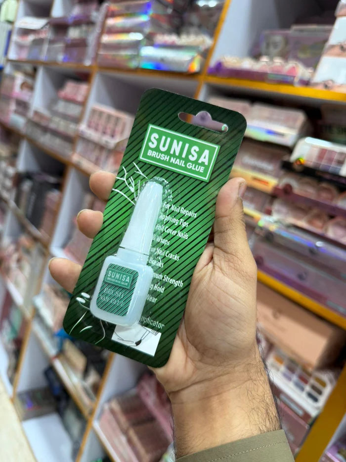 SUNISA Brush-On Nail Glue (Professional Strength)