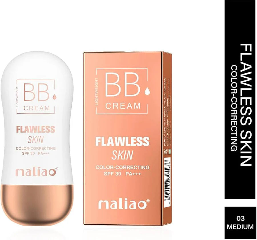 Maliao BB Cream Flawless Skin Color Correcting SPF 30