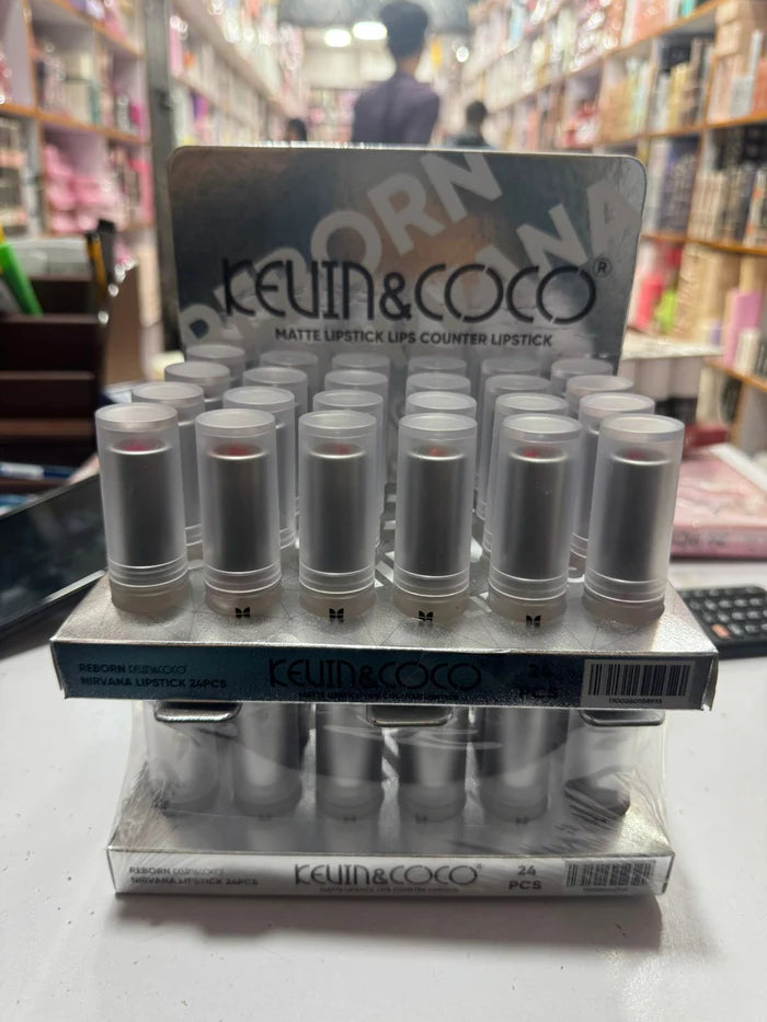 Kevin & Coco 24pcs "Masche" Velvet Matte Lipstick
