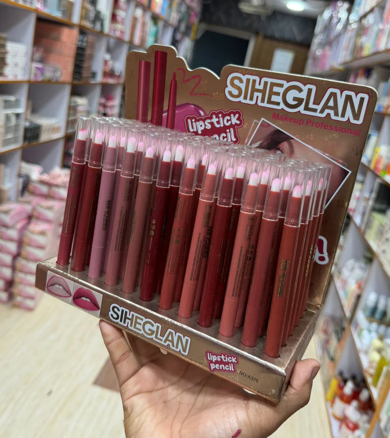 SIHEGLAN 12pcs LIPSTICK PENCIL + SMOOTHING PEN