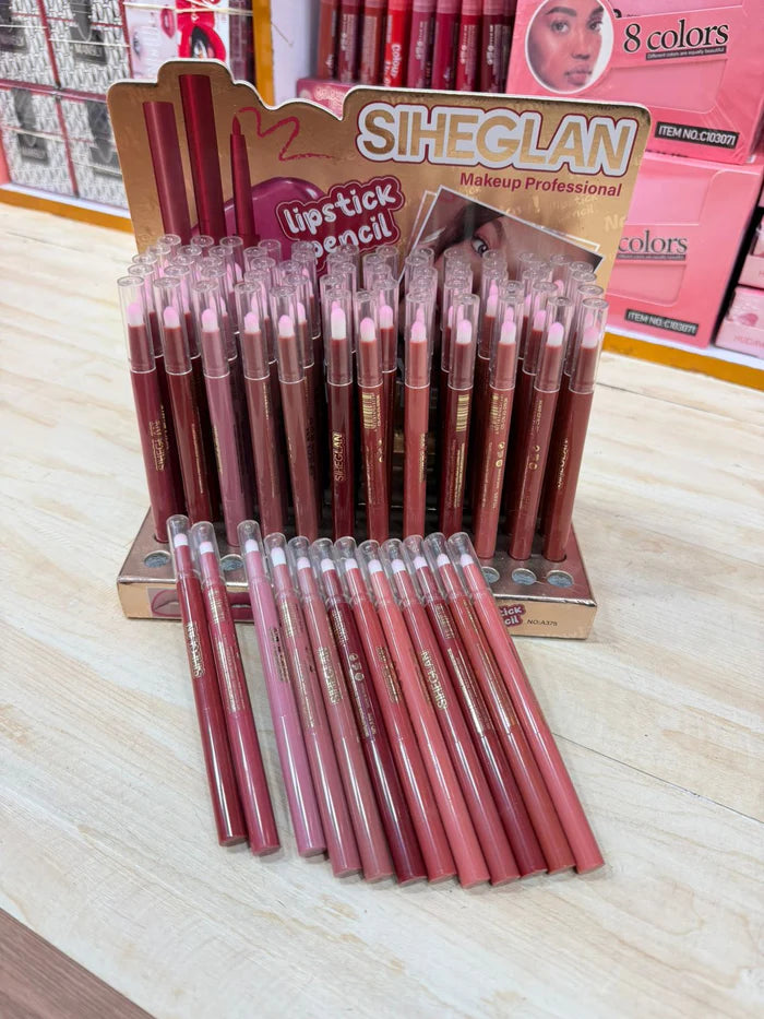 SIHEGLAN 12pcs LIPSTICK PENCIL + SMOOTHING PEN