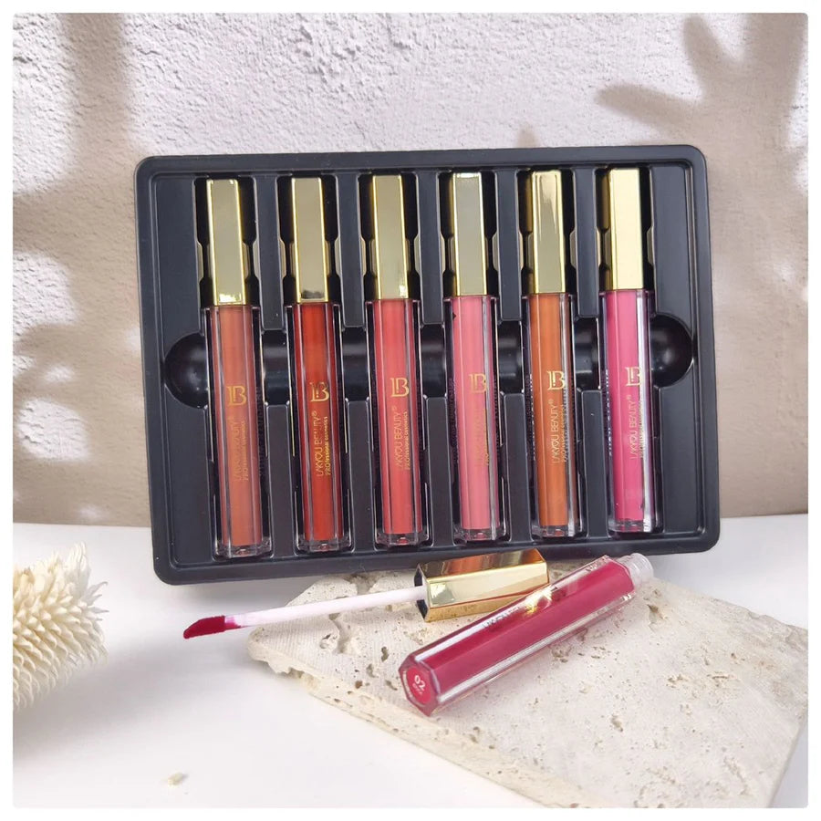 Lakyou Beauty 6pcs Matte Allure Liquid Lipstick