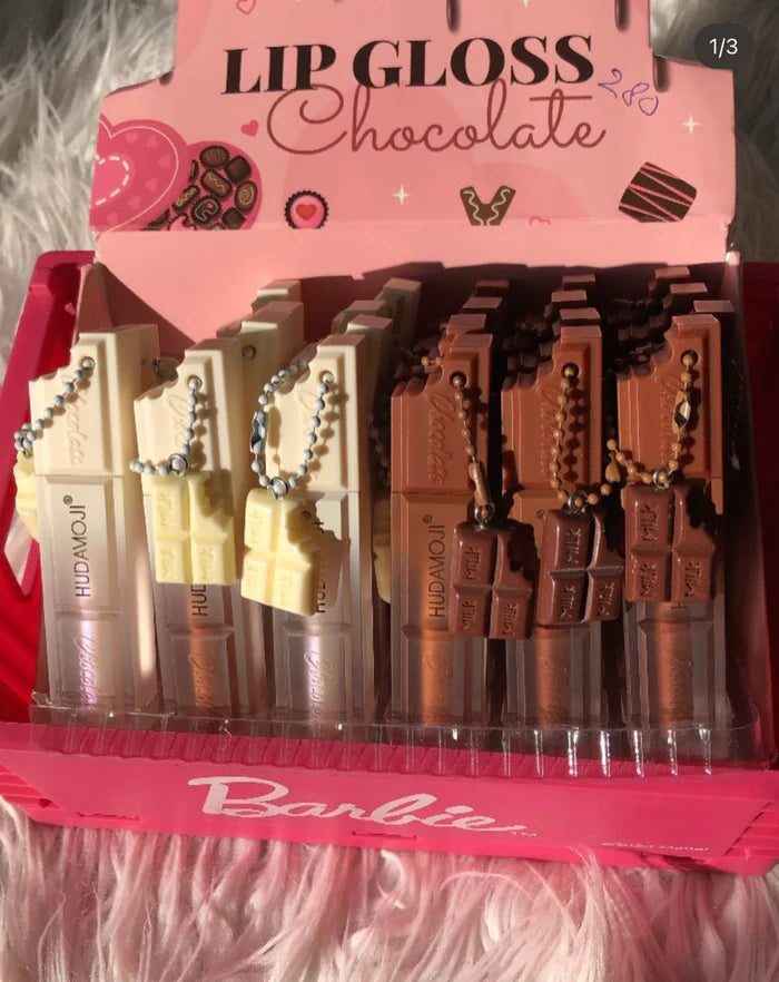 HUDAMOJI Miniature Chocolate Bar Lip Gloss Shine Lip Gloss