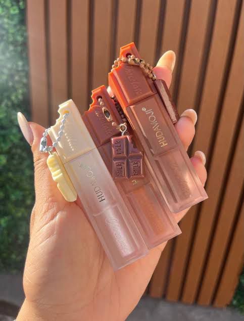 HUDAMOJI Miniature Chocolate Bar Lip Gloss Shine Lip Gloss