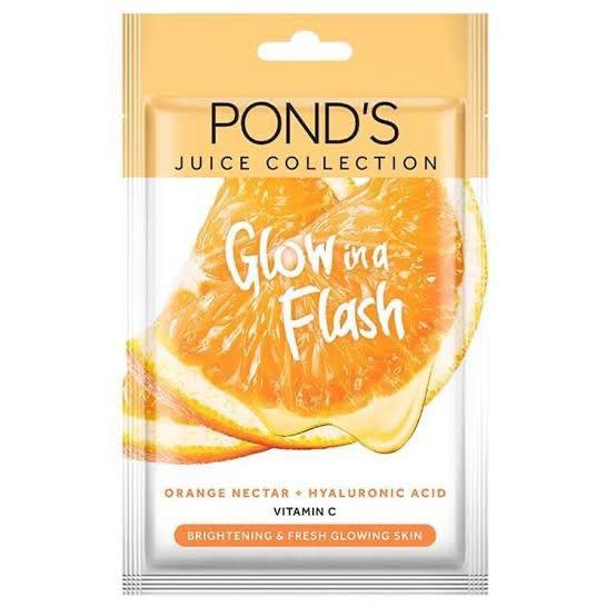 Ponds Sheet Mask Orange Nectar Hyaluronic Acid