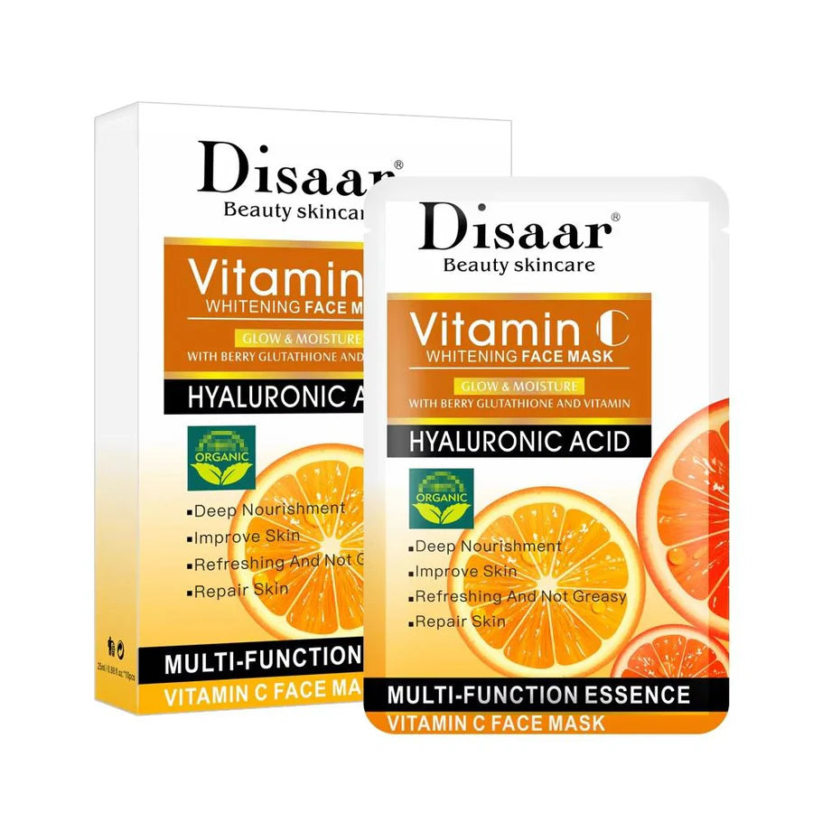 Disaar vitamin c whitening face mask 10 pcs pack price