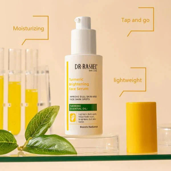 DR.Rashel Fade Dark Spots Turmeric Brightening Face Serum-Turmeric Essential Oil DRL-1912