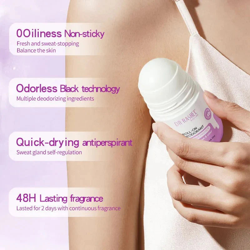 DR.Rashel Body & Underarm Care Sensitive Protect Roll-On Deodorant 48H Protection 50ml DRL-1893