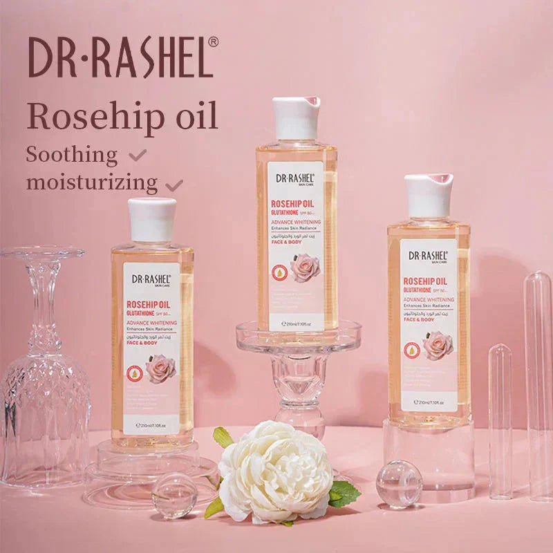 Dr.Rashel Rosehip Oil Advance Brightening Face & Body SPF50 - 210ml DRL-1902