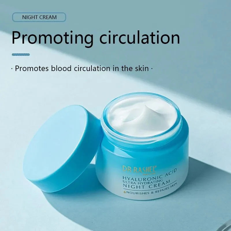 DR.Rashel Skin Care Hyaluronic Acid Ultra Hydrating Whitening Night Cream 50g- DRL-1929