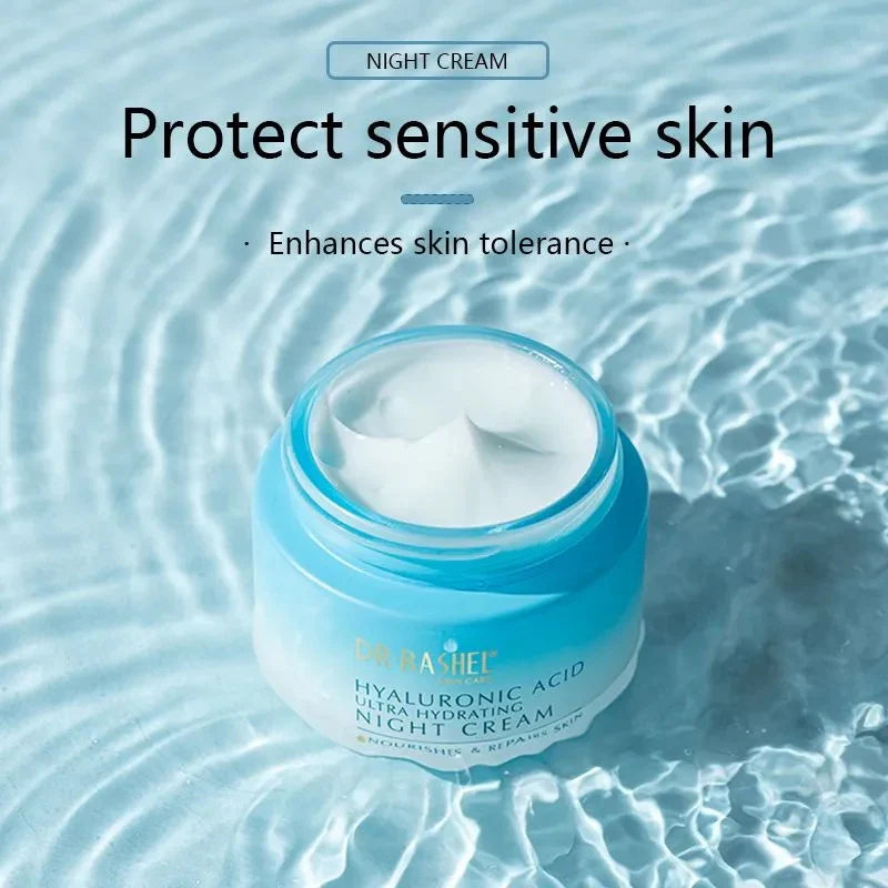 DR.Rashel Skin Care Hyaluronic Acid Ultra Hydrating Whitening Night Cream 50g- DRL-1929