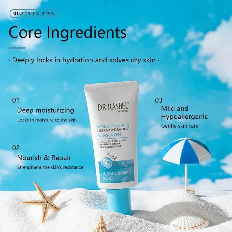 DR.Rashel Skin Care Hyaluronic Acid Ultra Hydrating Sunscreen 50SPF DRL-1930