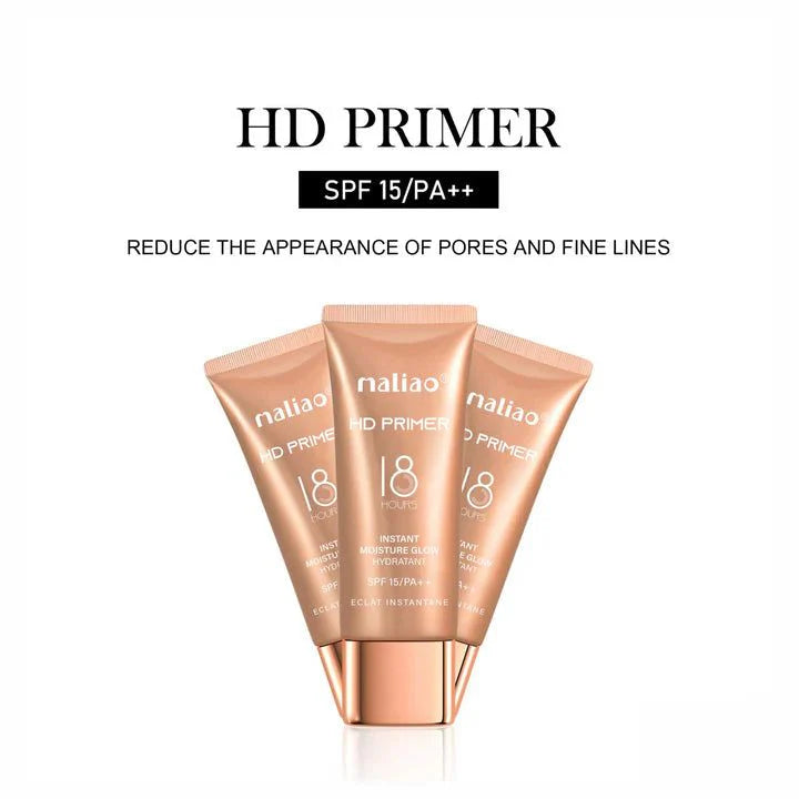 Maliao HD Primer - Instant Moisture Glow with SPF 15/PA++ for Flawless Skin