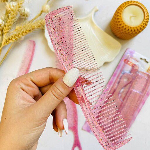 6pcs Glitter Comb Set – Sparkling Hair Styling Essentials