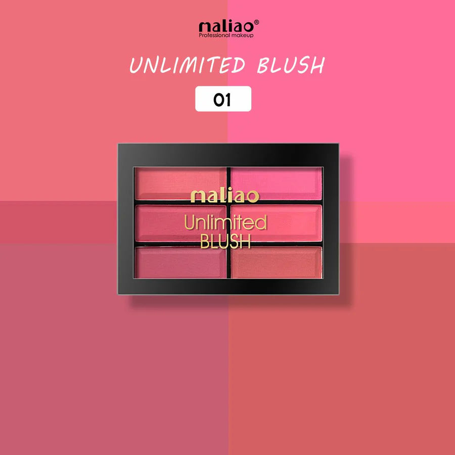 Maliao Unlimited Blush Palette – Versatile Color Collection