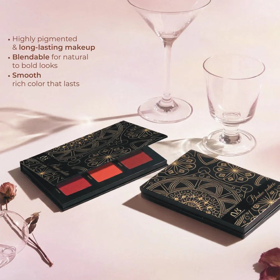 CVB Blusher Palette – Perfect for All Skin Tones (12 Shades, C226)