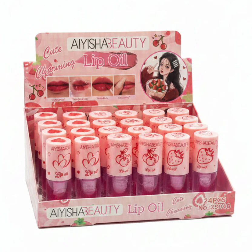 Aiyisha Beauty Cute Charming Fruity Lip Oil