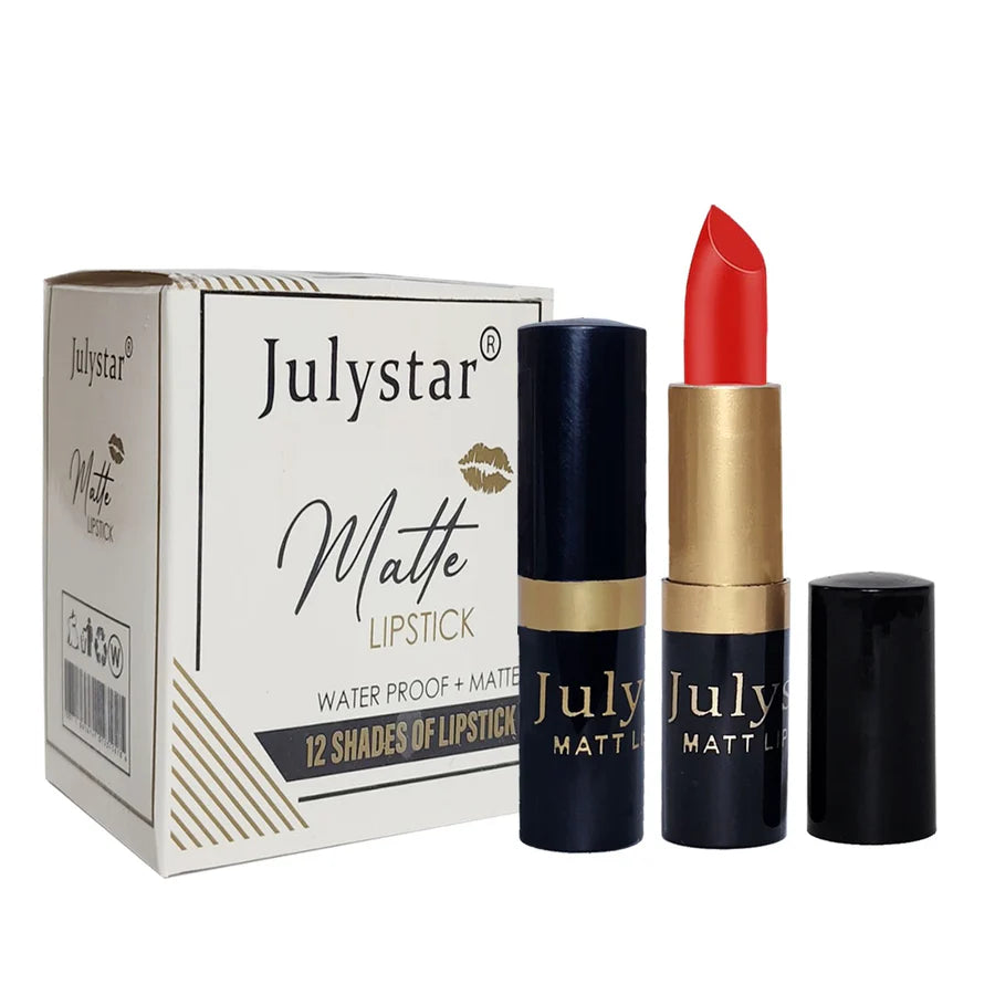 julyStar 12pcs Matte Lipstick Box – Bold, Long‑Lasting Shades