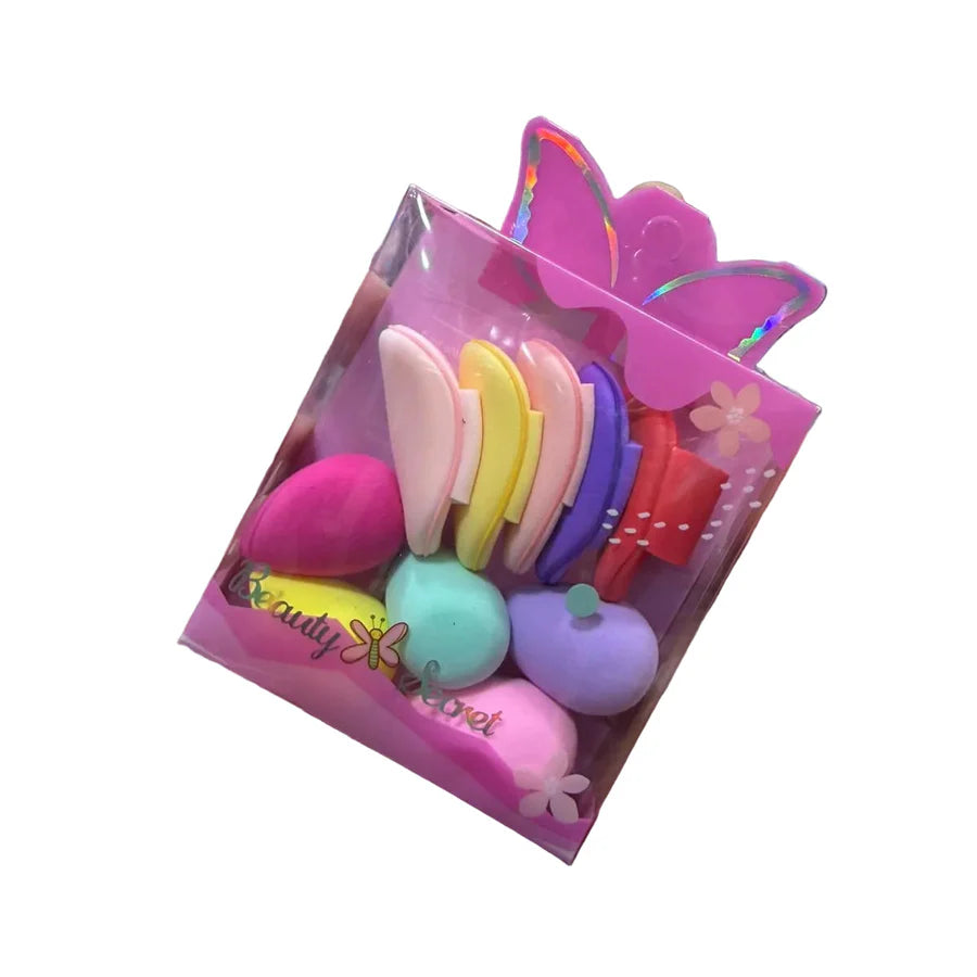 10pcs Mini Puff Tool Set – Makeup Sponge Kit