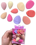 10pcs Mini Puff Tool Set – Makeup Sponge Kit