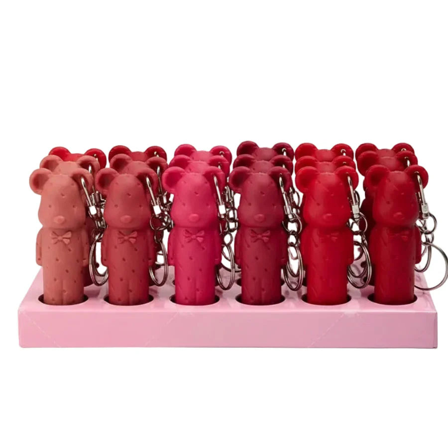 Mocoallure Bear Keychain Matte Lipstick