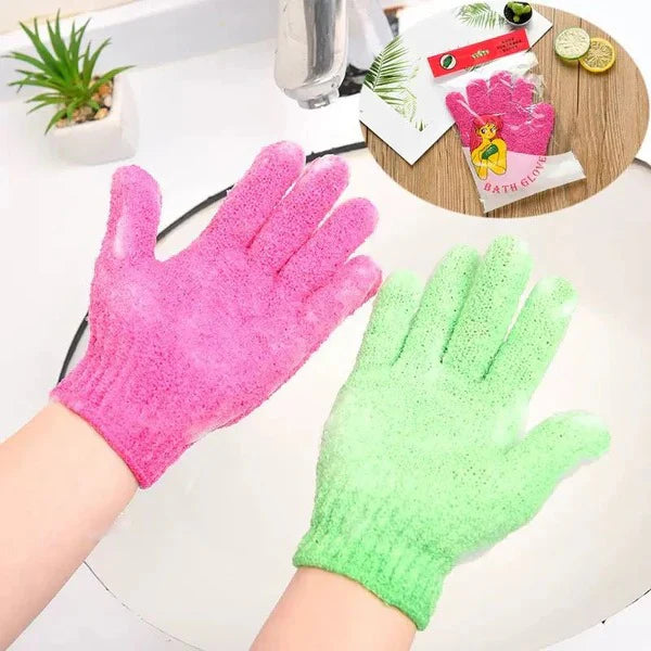 1 Pcs Multi Color Exfoliating Glove Remove Dead Skin Body Scrubber Bath Gloves Exfoliating Comfortable And Healthy