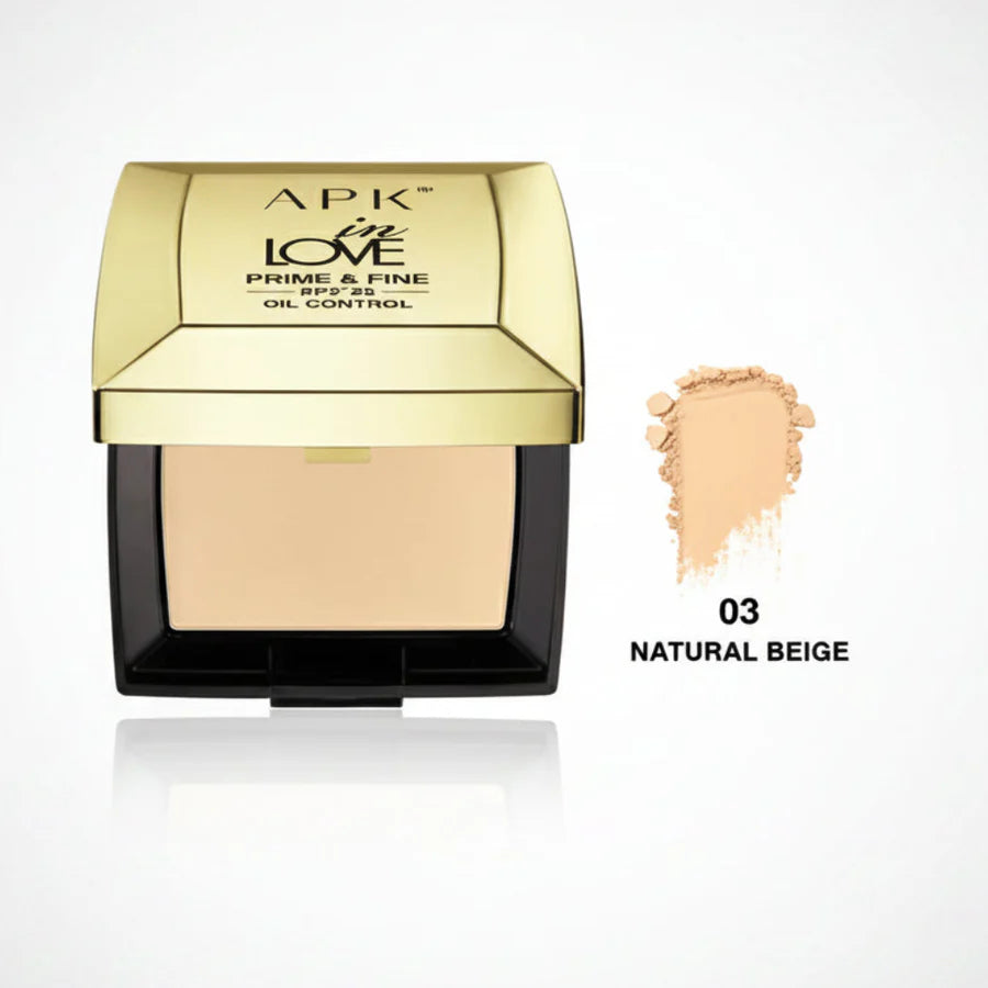 APK In Love Prime & Fine Oil Control Face Powder | Matte Finish