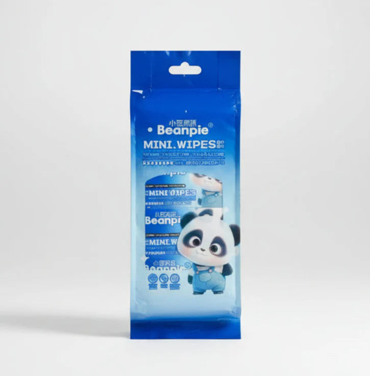 Beanpie 32‑Sheet Mini Wipes Pack | Pocket‑Size Hygiene (Random)