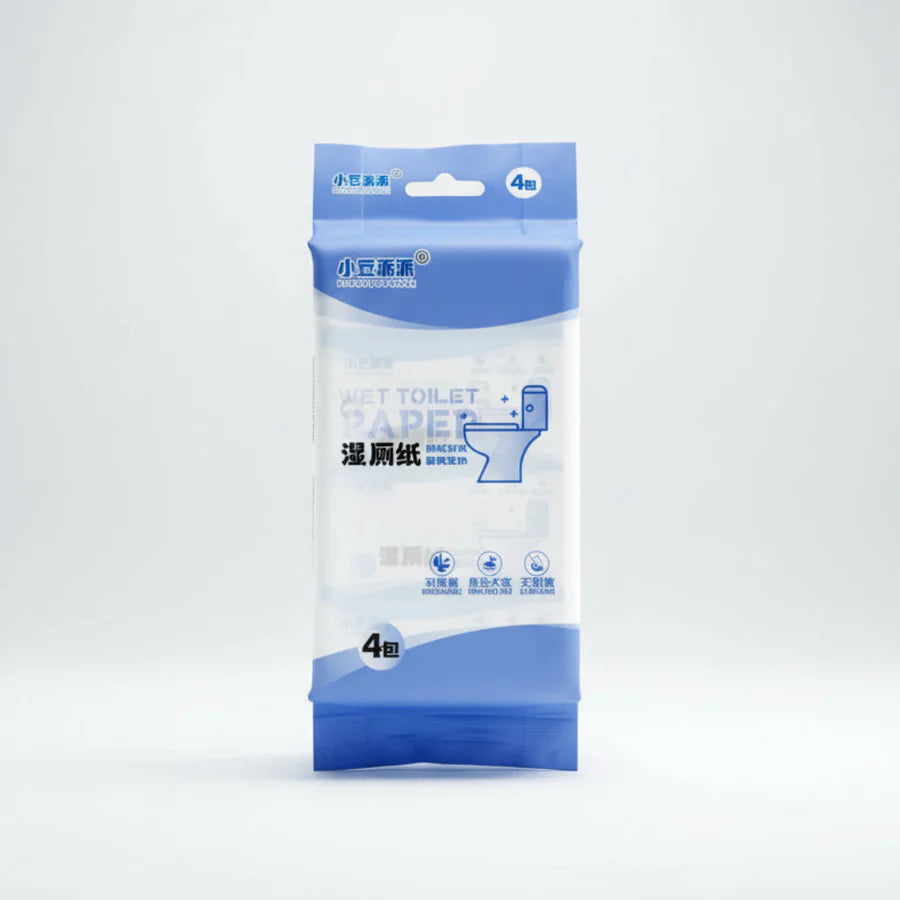 Beanpie 32‑Sheet Mini Wipes Pack | Pocket‑Size Hygiene (Random)