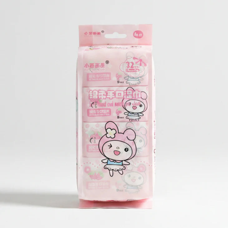 Beanpie 32‑Sheet Mini Wipes Pack | Pocket‑Size Hygiene (Random)