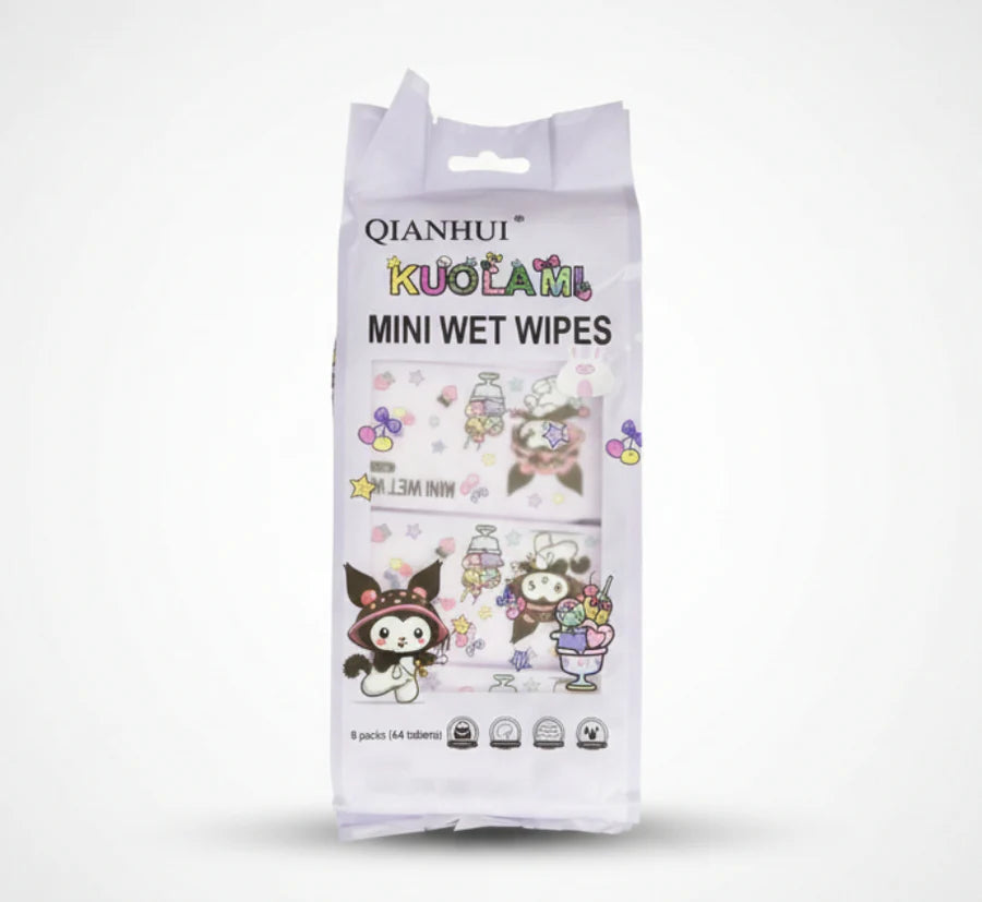 Beanpie 64‑Sheet Mini Wipes Pack | 8 Pocket‑Size Packs