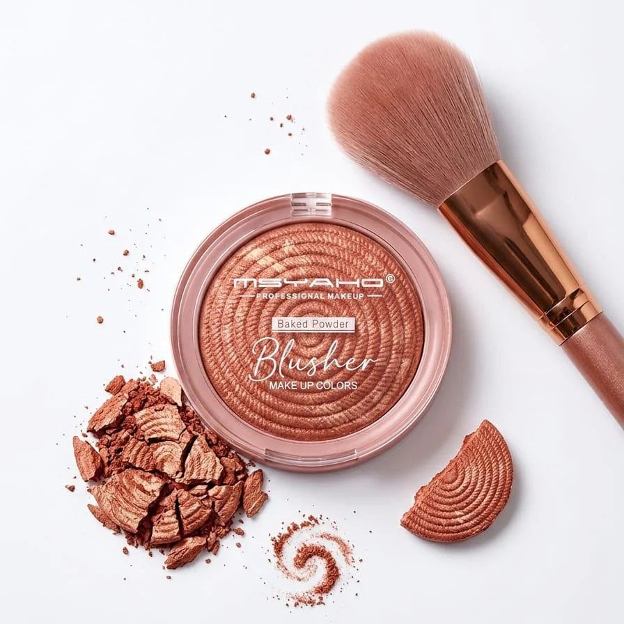 MSYAHO Professional Baked Powder Blusher | Radiant Glow Finish