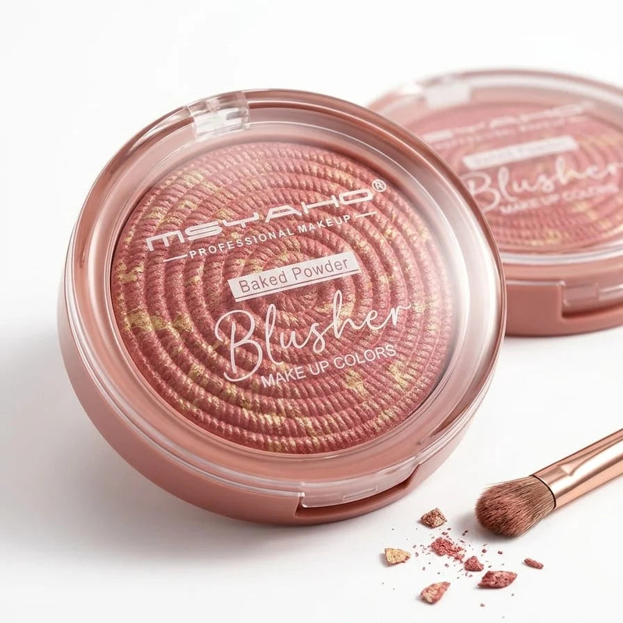 MSYAHO Professional Baked Powder Blusher | Radiant Glow Finish