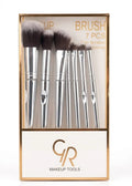 Golden Rose 7‑Piece Professional Makeup Brush Set | Luxury Essentials