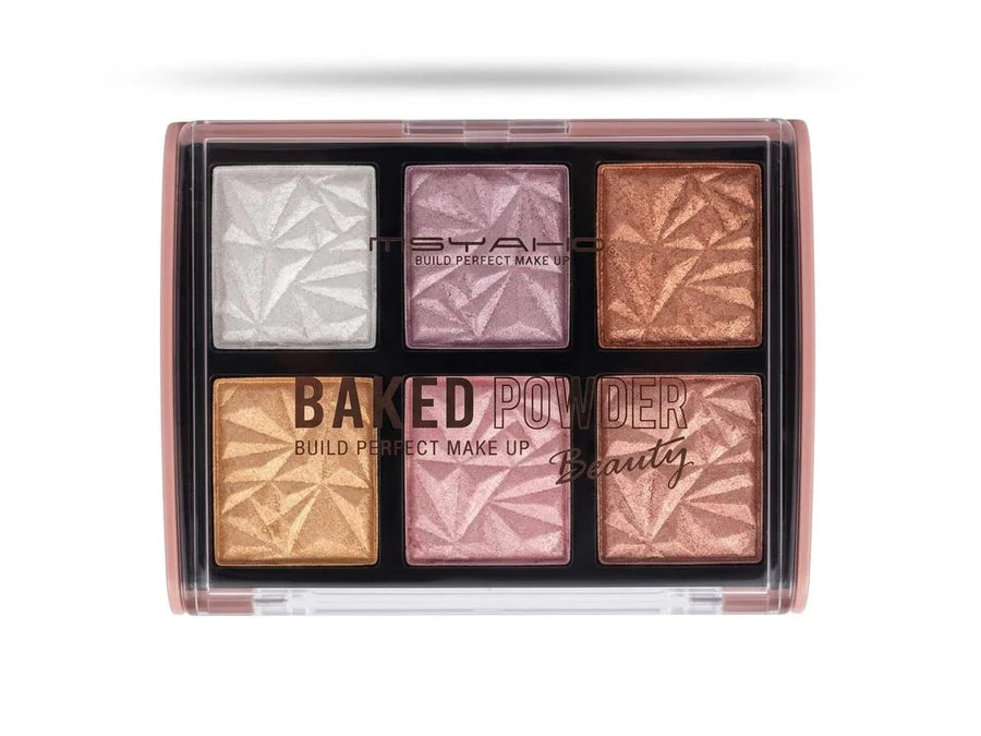 MSYAHO Build Perfect Makeup | 6‑Color Baked Powder Palette