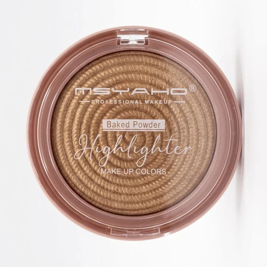 MSYAHO® Professional Baked Powder Highlighter | Multi‑Color Radiance