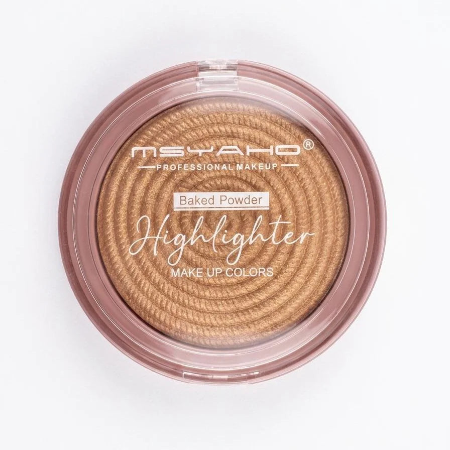 MSYAHO® Professional Baked Powder Highlighter | Multi‑Color Radiance