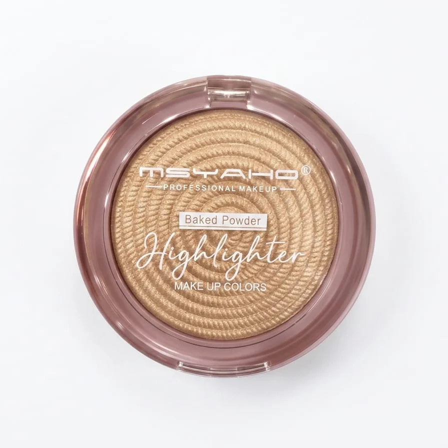 MSYAHO® Professional Baked Powder Highlighter | Multi‑Color Radiance