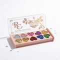 Romantic Charm Glitter Eyeshadow Palette | 10 Sparkling Shades