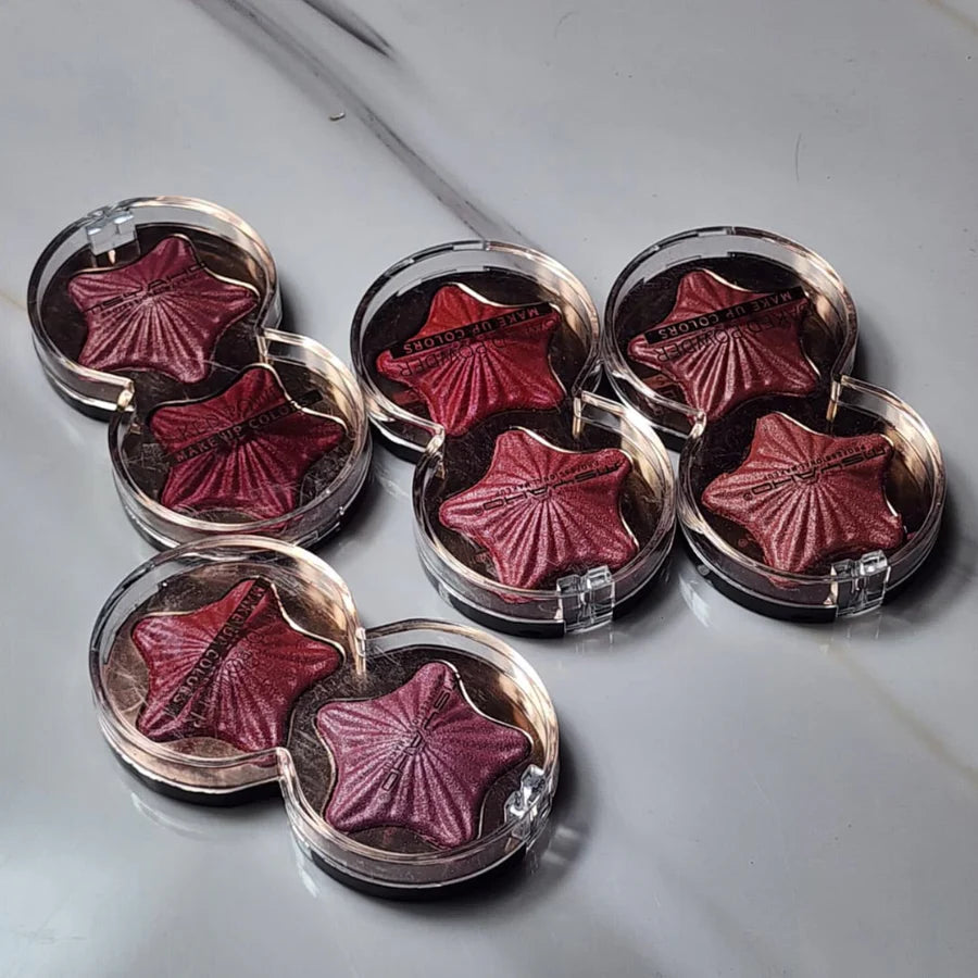 **MSYAHO YH6340B Star Dual-Color Glow Baked Powder Compact**