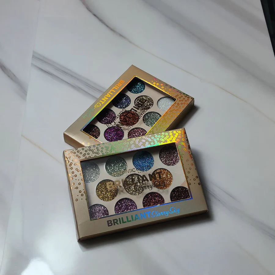 **Romantic Color RC6627 Brilliant Starry Sky Palette**