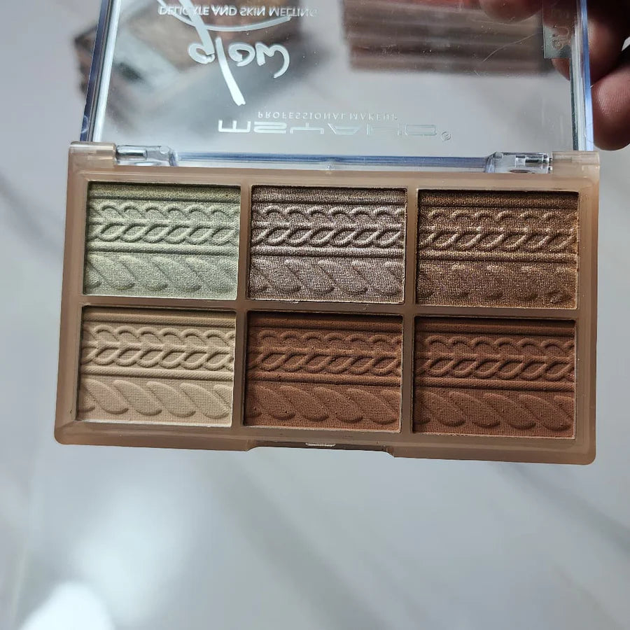 **MSYAHO YH3183 Glow Delicate 6-Shade Makeup Palette**